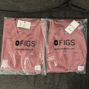 New Figs Scrub Set - Mauve S) Catarina + (SP) Regular band Zamora